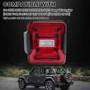 LED Tail Light Assembly for 2018-2023 Jeep Wrangler Rear Brake Stop Lamp w/o Blind Spot Replace 68434890AB Left Driver Side