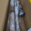 Adjustable Backdrop Stand Pipe Kit Heavy Duty Portable Quick Set Up for Wedding&Party&Event&Photography&Show&Display (10FT x 10 FT Double Crossbar, No Drape) But Not for Flower Walls/TVs/Heavy Items