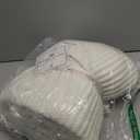 WESHIONGOO Throw Blanket for Couch Soft Knit Throw Blanket with Chenille Yarn Non-Shedding, Chenille Blanket for Living Room Bed Sofa (Cream White, 50"*60")