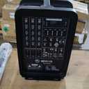 Professional Portable All-in-One 2-Way PA System Suitcase-Style Design with 8-Channel Mixer and 2X Speaker Stands,Bluetooth, Microphone, Remote Control for Performances, Presentations