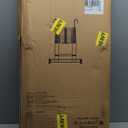 Telescoping Ladder with Hooks 20FT - Aluminum Telescopic Ladder with Stabilizer - Retractable Extension Ladders for Home Loft Roof RV Work with EN131 Certification - 330lbs Max Capacity (Silvery)