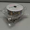 2 x Grosgrain Graduation Decorative Ribbon, Black with Gold Caps and Diplomas Pattern, 1.5 inches Wide, 10 Yards