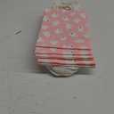 Kolldenn 30 Pcs Halloween Ghost Paper Gift Bags with Handles Cute Pink Ghost Goodie Treat Bags for Halloween Party Booday Favor Supplies