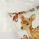 Bonhause Fall Animals Throw Pillow Covers 18 x 18 Inch Fox Deer Squirrel Rabbit Forest Farmhouse Decorative Pillow Cases for Couch Sofa Bed Home Decor Set of 4