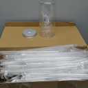 Roshtia 24 Pcs Christmas Cups Bulk 13.5 oz Funny Gingerbread Xmas Tree Reindeer Elf Plastic Jars with Lids and Straws Coffee Tea Hot Cocoa Beverage Tumbler Adults Drinking Cup for Xmas Party Fav