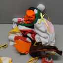 8 Set Holiday Porch Goose Outfits Valentine St. Patrick Easter Summer 4th of July Fall Halloween Christmas Lawn Porch Goose Clothing for Patio Yard Lawn Decor(Style 2, 17 Inch)