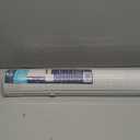 Cordless Solstice Vinyl Roll-Up Blind - 48 Inch Width, 72 Inch Length, Quarter Inch Vinyl Slats - White - Soft Light Filtering Horizontal Windows Blinds for Indoor & Ourdoor by Achim Home Decor