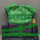 X2O Universal Youth Open-Sided Life Vest and Jacket, 30lbs - 50lbs, Blue Ocean Coral, Unisex, Green
