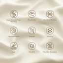 Bedsure King Size Pillow Cases Set of 2, Cooling Pillow Cases King, Rayon Derived from Bamboo Cream Pillowcases, PureWoven Silky Soft Cool Bedding Pillow Covers with Envelope Closure, 20x36 Inches