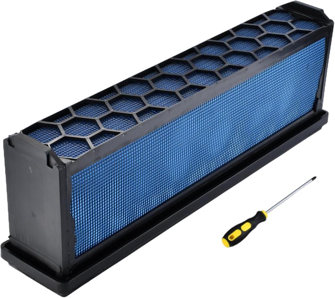Engine Air FilterBLUE with Screwdrivers fit for Freightliner Cascadia 2008-2017,122SD 2014-2016,For Coronado 2010-2016 Replaces AF27879 CA5790 83478 P618478 CA11249 LAF6260