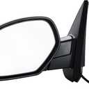 Side View Mirror Replacement Fit for 07-13 Chevy Silverado 1500 2500 3500 HD GMC Sierra 1500 2500 GMC Yukon/Yukon XL 1500 Power Heated Manual Folding Driver Side Mirror, Only driver side