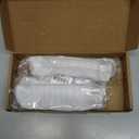 Orger 5 Pack Acrylic Cabinet Handles 5 inch Drawer Pulls Modern Decor Silver Chrome Kitchen Hardware Cabinet Pull Handles for Dresser Drawers and Cupboards