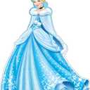 Cardboard People Holiday Cinderella Life Size Cardboard Cutout Standup - Disney Holiday Collection, One Size