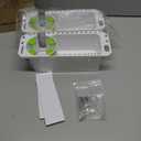 Boat Cup Holder with Rubber Tab, Universal Boat Storage Organizer - 2 Ways Installation: Drill or Adhesive