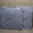 COOS BAY Outdoor/Indoor High Back Chair Cushions 46x22 Inch, Tufted Patio Seat Back Cushions, Replacement Seat Pads, 2 Count, Light Blue (Set of 2)