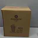 peibobow 12 oz Coffee Cups with Lids, 60 Pack Insulated Corrugated Paper Cups, Disposable Coffee Cups for Water, Juice, Coffee (Black 12 oz)