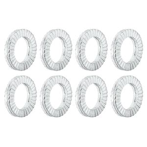 10pcs UXCELL Manganese Steel Wedge Locking Washers, 1/4 Inch,  Internal Tooth Lock, DIN 25201