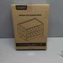 Coanto Upgraded Cat Food Organizer, Cat Food Can Organizer, Can Organizer for Pantry, Cat Food Storage, Bamboo, Holds 36 (3oz) Cans