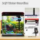 Glass 20 Gallon Fish Tank Aquarium - Smart Self-Cleaning Starter Kit with 3-Color LED Light, Ultra Quiet Pump & Filter, Temperature Monitoring for Betta Fish and Shrimp