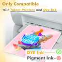 Koala Glossy Thin Inkjet Printer Paper for DIY Chip Bag and Print Brochure Flyer 8.5x11 Inches 100 Sheets 36LB for Inkjet Printers Use DYE INK