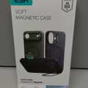 ESR Silicone Case for iPhone 17 Pro, Built-in Camera Stash Stand Compatible with MagSafe, Military-Grade Drop Protection Magnetic Phone Case for iPhone 17 Pro, Cloud Series, Orange