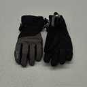 MCTi Ski Gloves,Winter Waterproof Snowboard Snow 3M Thinsulate Warm Touchscreen Cold Weather Women Gloves Wrist Leashes, M, Gray Black