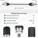Front Right Passenger Side CV Axle Shaft Assembly Fit for Hyundai Sonata 2.4L 2015-2019, Fit for Kia Optima L4 2.4L 2016-2020, (Only for Gas)