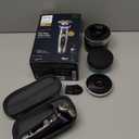 Philips Norelco Shaver i9000 Prestige Ultra, Wet & Dry Electric Shaver, Dark Slate, SenseIQ Pro Technology, Triple Lift & Cut System, 360 Rotating NanoTech Precision Blades, Quick Clean Pod, XP9402/86 (i9000 Prestige + Charge Stand, QCP & Trimmer, Black)