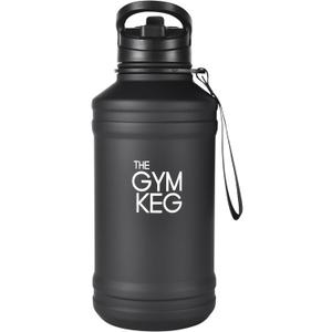 THE GYM KEG Stainless Steel Water Bottle - Leak-Proof, Insulated Beverage Container for Hot and Cold Drinks - Durable, Versatile and Kid-Safe - Keg Stainless Steel Bottle - New