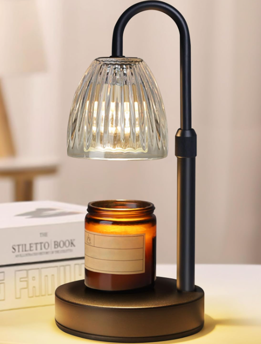 Candle Warmer Lamp with Timer Dimmable, Adjustable Height Wax Melts Warmer for Jar Candles, Housewarming, Birthday, for Women and Mom, Home Decor