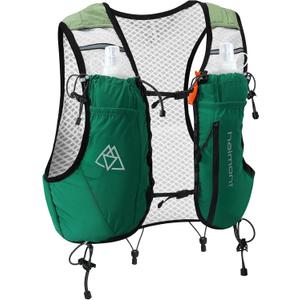 Haimont Running Hydration Vest with Water Bottles for Men Women, Lightweight 10L Hydrated Vest Pack for Trail Running, Hiking (Medium, Green)