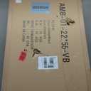 Arch Wall Mirror, 22" W x 55" H,Metal Beaded Frame Accent, Large Modern MirrorAntique Black