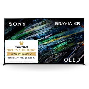Sony QD-OLED 77 inch BRAVIA XR A95L Series 4K Ultra HD TV: Smart Google TV with Dolby Vision HDR and Exclusive Gaming Features for The PlayStation 5 XR77A95L- Latest Model,Black