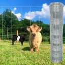 Farm Fence, 3ft X 164ft Wire Fence, Goat Cattle Deer Livestock Fence, Galvanized Woven Hog Wire Fencing,Fencing for Yard and Animals Protection