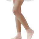 EPEIUS Ballet Tights for Girls 90D Footed Dance Tights Toddler Ultra Soft School Stockings Kids Leggings, Size 3-5T