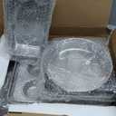 TeamFar Bakeware Sets of 7, Stainless Steel Bakeware Sets for Oven, Baking Sheet & Toaster Oven Pan, Square & Round Cake Pan, Muffin Pan & Loaf Pan, Lasagna Pan, Healthy & Sturdy, Dishwasher Safe