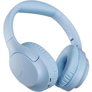 TOZO Bluetooth 5.4 Over Ear Headphones, ENC Call Noise Cancelling Mic, Foldable Wireless Headset, 70H Playback, Deep Bass Stereo Sound, Customizable EQ via Button & App, for Travel and Home, Upgraded