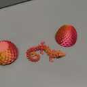 3D Printed Dragon Surprise Egg, Executive Dragon Fidget Desk Toys Decorative Easter Egg Fillers, Red