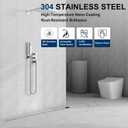 Neodrain 28 Inch Rectangular Linear Shower Drain with Brick Pattern Grate, Brushed 304 Stainless Steel Bathroom Floor Drain,Shower Floor Drain Includes Adjustable Leveling Feet, Hair Strainer