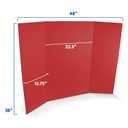 Flipside Products 36 x 48 Project Boards for Presentations, Science Fair, School Projects, Event Displays and Trifold Picture Board, Proudly Made in USA - Assorted Colors - 4 Pack