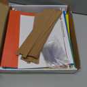 Blue Summit Supplies 25 Extra Capacity Hanging File Folders Letter Size 2 Inch Expansion, Expanding Hanging File Folders, Wide, Expandable, Reinforced 12pt Paper, Assorted Colors