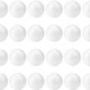 TFARC FOAM 3 Inch Craft Foam Balls 24-Pack, Polystyrene Balls for DIY Crafts School Supplies Decorations(White)
