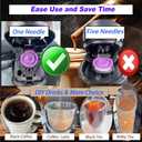 12Pods Disposable K Cups Compatible With Keurig 1.0and2.0 DIY Fillable Coffee Pods Empty Coffee Filter DIY Tea Pods