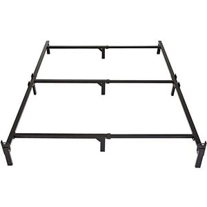 Amazon.com: Amazon Basics Metal Bed Frame(Box Spring Required), 9-Leg Base for Box Spring and Mattress, King, Tool-Free Easy Assembly, Black : Home & Kitchen