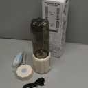 COKUNST 17Oz Portable Blender with 6 Blades, USB-C Rechargeable Personal Smoothie Maker for Shakes & Juices, Compact Mini Mixer for Home, Office & Travel (Beige)