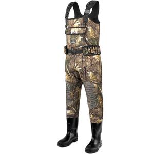 Chest Waders for Men & Women Waterproof,Fishing Neoprene Waders,Hunting Waders with Boots (M5/W7, Reed-grass)