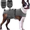 PumyPoriety Washable Female Dog Diaper, Adjustable Suspender Pantie, Escape-Proof Anti-Harassment Wear for Heat, Incontinence, Puppy Training, Senior Pet, XS, Grey