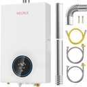 Propane Tankless Water Heater, 4.74GPM 18L Indoor,Constant propane water heater,Instant Hot Propane Gas water heater with Fahrenheit Digital Display,Multi-Protection