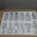 24 Pack Glass Bud Vase in Bulk - BEAHOT Clear Flower Vases for Wedding Decorations, Mini Vase for Centerpiece Table Decorations, Small Boho Vase for Home, Wedding Decor, Mother's Day, Party, Office