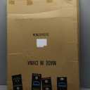 ASTRDECOR Gold Framed Moody Vintage Landscape Wall Art - Maroon Wildflowers Pastoral Canvas Print, Wildflower Oil Painting Farmhouse Wall Decor, Rustic Countryside Nature Decor for Bedroom, Living Room 16''x24''